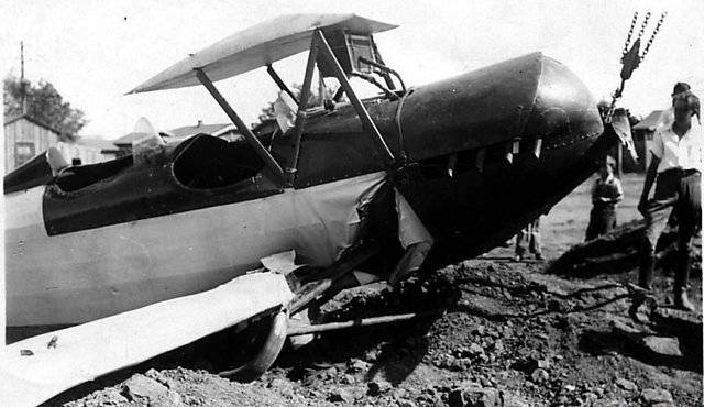 Avio Curtiss OX-5engine - Caiu no Arizona (EUA) por volta de 1930