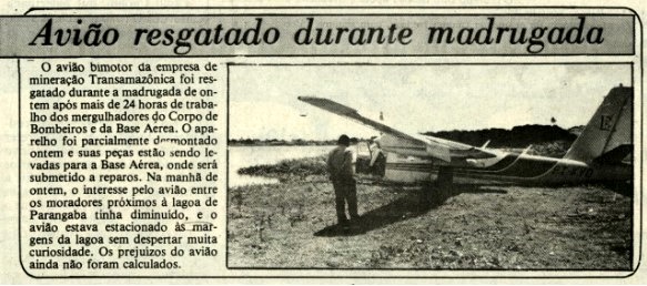 DESASTRES AÉREOS - ACIDENTES BRASIL 1980 a 1989