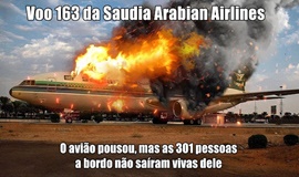 301 mortos no voo Saudia Arabian Airlines 163